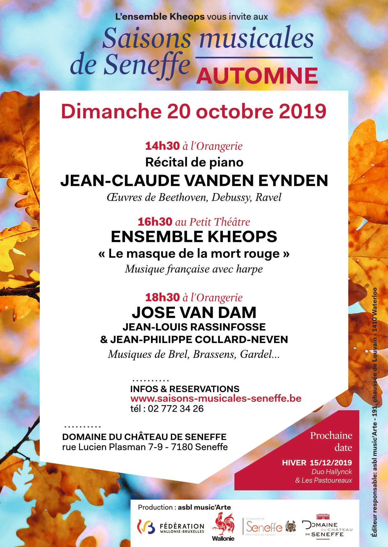 Affiche Automne 2019