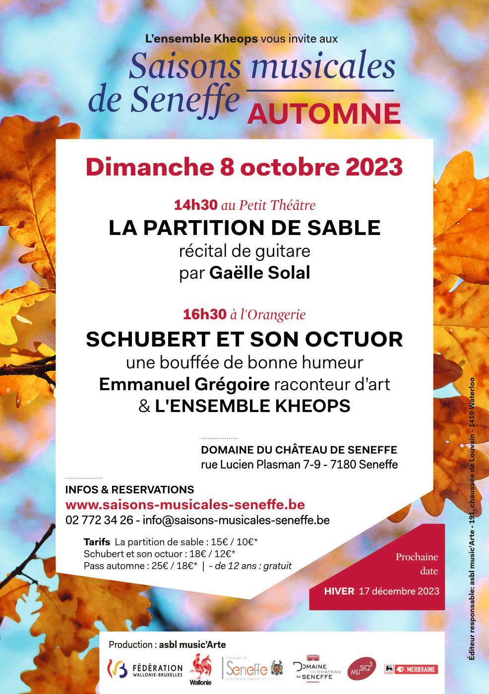 Affiche Automne 2023