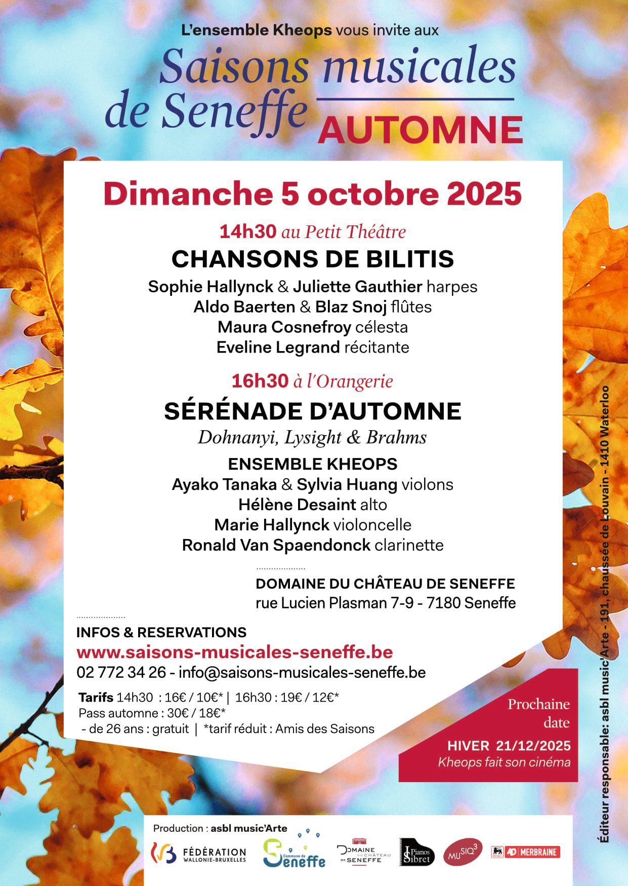 Affiche Automne 2025