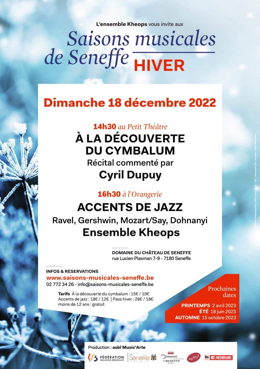 Affiche Hiver 2022